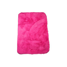 ALFOMBRA 1X140 PELUDA FUCSIA C/ ANTIDESLIZANTE 