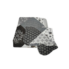 CUBRECAMA ESTAMPADO DE 3PZ 2,30CMX2,50CM 