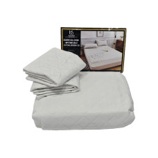 CUBRECOLCHON IMPERMEABLE HIPOALERGÉNICO - FULL - BLANCO