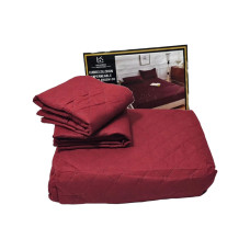 CUBRECOLCHON IMPERMEABLE HIPOALERGÉNICO - FULL - ROJO