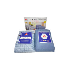 SET DE SABANAS CASA MUNDO 2 EN 1 - (162X203)