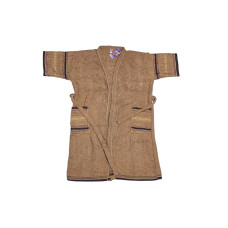 SALIDA DE BAÑO ATOHALLADO MARRON - G