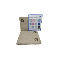 CORTINA CASA CHILE BLACKOUT - BEIGE OSCURO 