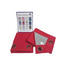 CORTINA CASA CHILE BLACKOUT - ROJO