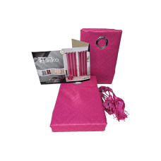 CORTINA TERKO CORTO 2 PIEZAS - FUCSIA