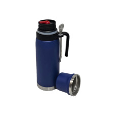 TERMO MEDIA WJH VACUUM FLASK CON BOMBILLA - AZUL