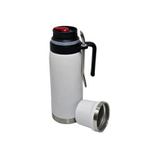 TERMO MEDIA WJH VACUUM FLASK CON BOMBILLA - BLANCO