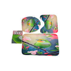 ALFOMBRA SET DE BAÑO 4 PIEZAS - CASA FELIZ 