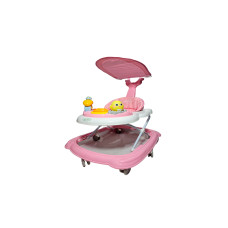 ANDADOR ANTIVUELCO INFANTIL DISEÑO POLLITO COLOR ROSA