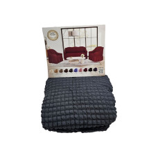 CUBRE SOFÁ ORIGINAL SÚPER CALIDAD - 3 PIEZAS - NEGRO