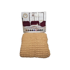 CUBRE SOFÁ ORIGINAL SÚPER CALIDAD - MOSTAZA 3PZ